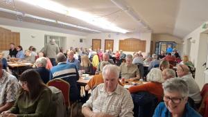 Punters enjoying (win or lose!) the race night
